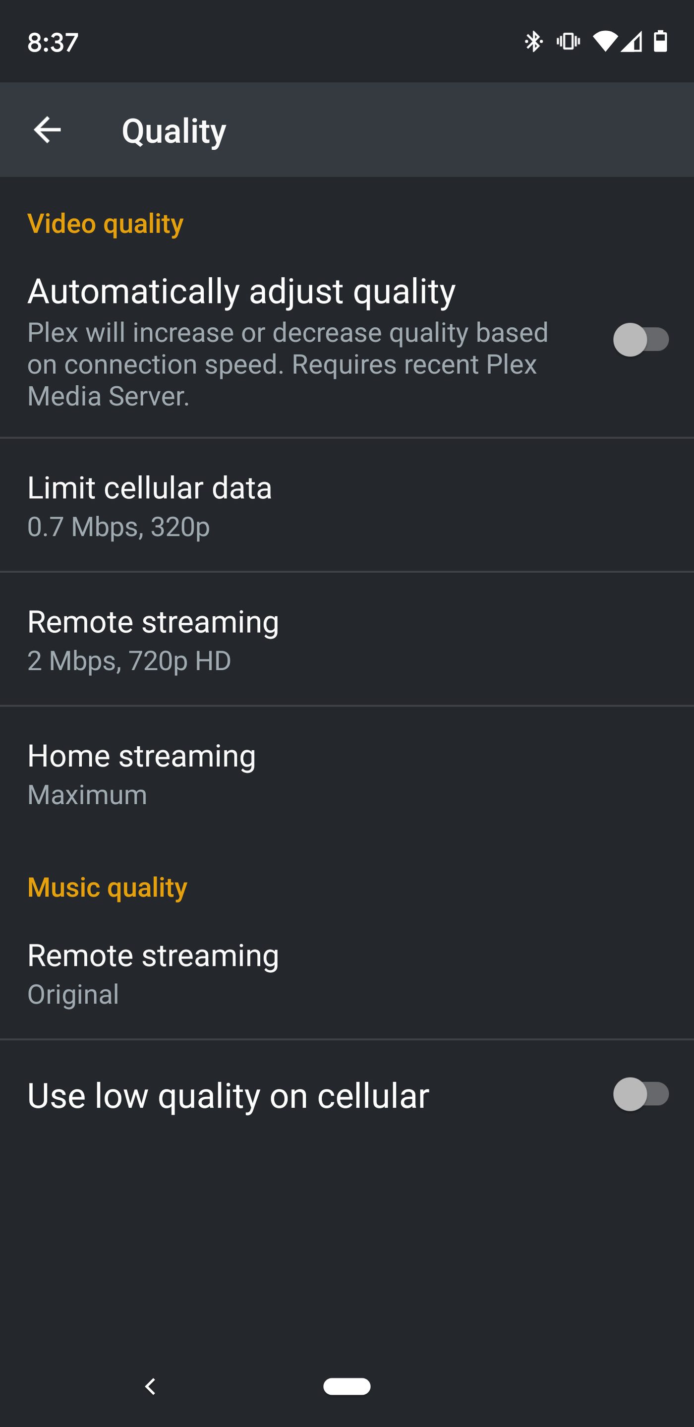 Show All option